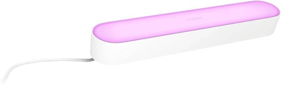 Philips Hue Play Lichtbalk Tafellamp uitbreiding White and Color Ambiance Gëintegreerd LED Wit 42W