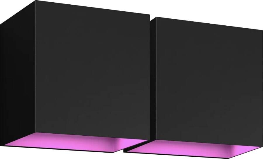 Philips Hue Resonate Downward White and Color zwart 2-pack