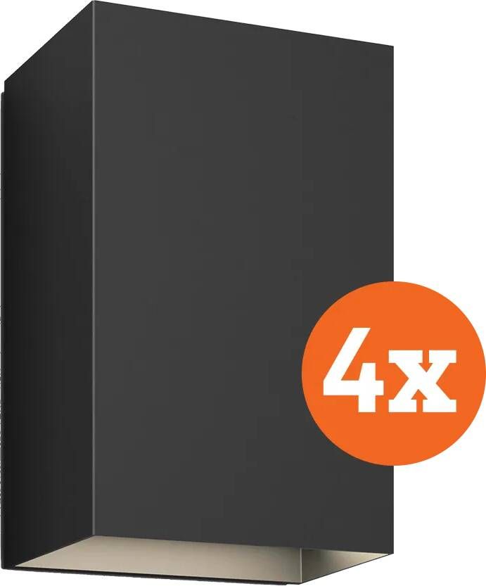 Philips Hue Resonate muurlamp White and Color zwart 4-pack