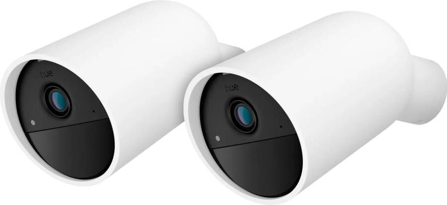 Philips Hue Secure beveiligingscamera met batterij Wit 2-pack