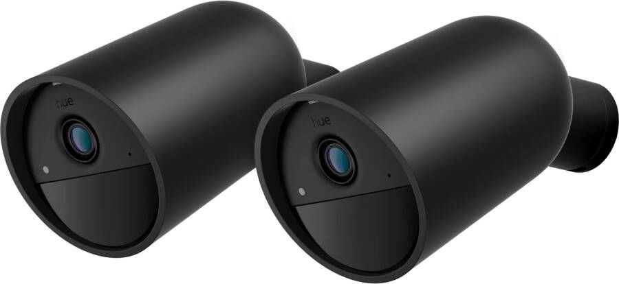 Philips Hue Secure beveiligingscamera met batterij Zwart 2-pack