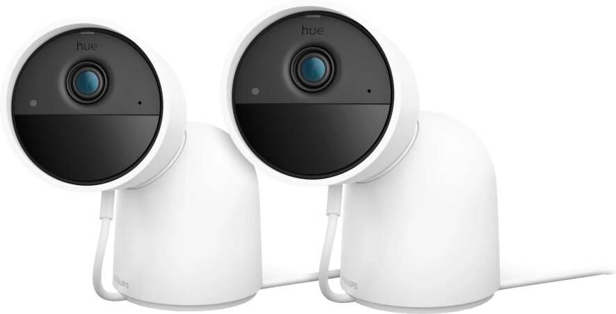 Philips Hue Secure desktop beveiligingscamera Wit 2-pack