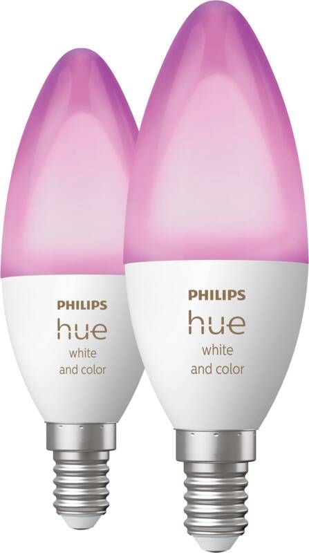 Philips Hue Kaarslamp 2 Stuks Wit Kleur | elektronica en media | Smart Home Slimme Verlichting | 8719514356719