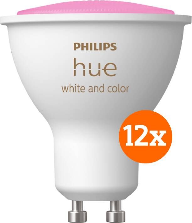 Philips Hue White and Color GU10 12-pack