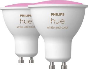 Philips HUE LED Spot GU10 White and Color Ambiance Bluetooth Duo Pack