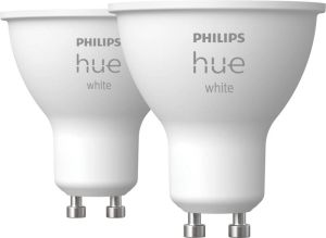 Philips Hue Slimme Lichtbron GU10 Duopack zachtwit licht- 5 7W Bluetooth 2 Stuks