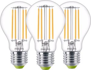 Philips LED Filament lamp 2 3W E27 warm wit licht 3-pack