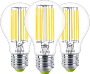 Philips LED Filament lamp 4W E27 warm wit licht 3-pack