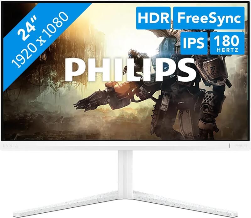 Philips Gaming-ledscherm 24M2N3201A 60 5 cm 24" Full HD Hoogte pivot (rotatie) draaiing helling luidspreker