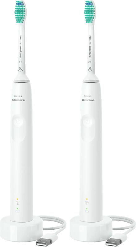 Philips Sonicare Series 3100 HX3675 13 Elektrische tandenborstel Wit Duopack
