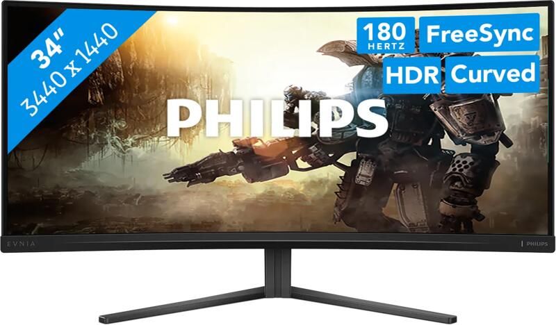 Philips Curved-gaming-monitor 34M2C3500L 86 4 cm 34" WQHD