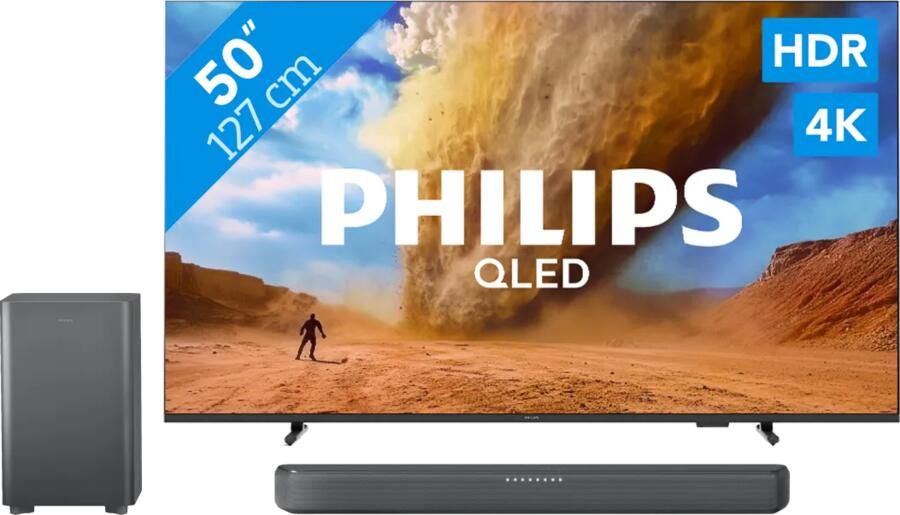 Philips 50" PUS7800 QLED 4K (2025) + TAB5309