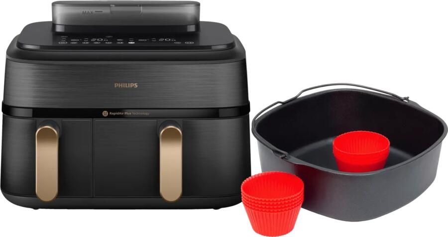Philips 5000 Series Dual Basket NA552 00 + Bakmeesterset