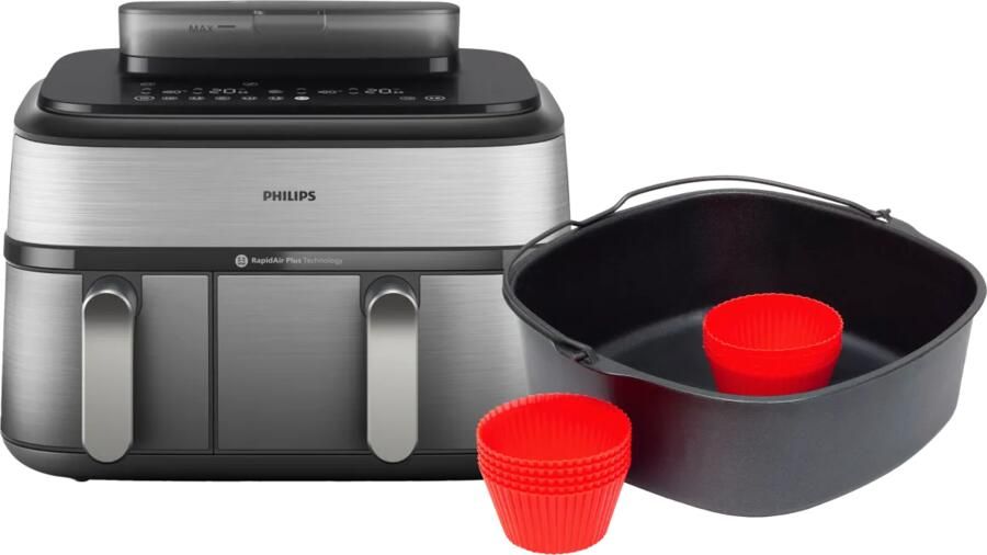 Philips 5000 Series Dual Basket NA555 00 + Bakmeesterset