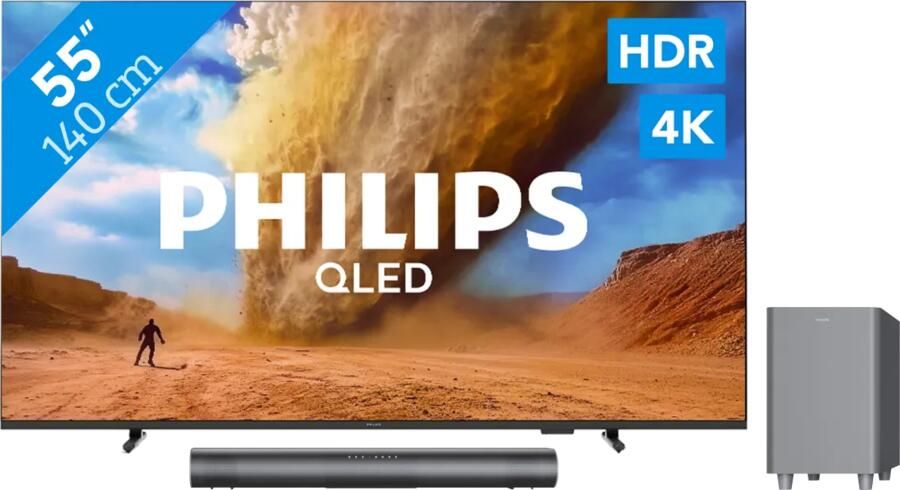 Philips 55" PUS7800 QLED 4K (2025) + TAB6100
