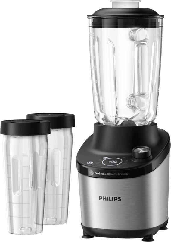 Philips HR3760 10 powerblender 1500 W 1.8 L zwart zilver