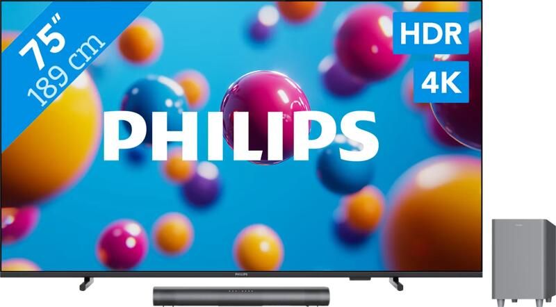 Philips 75'' PUS7000 4K (2025) + TAB6100
