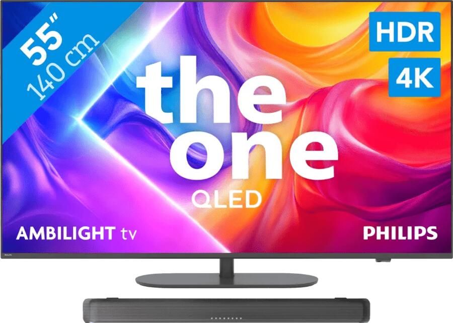 Philips Ambilight 55'' PUS9000 QLED 4K (2025) + TAB5109