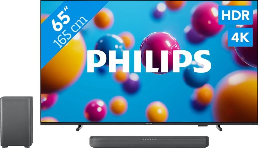 Philips Ambilight 65'' PUS7000 4K (2025) + TAB5309