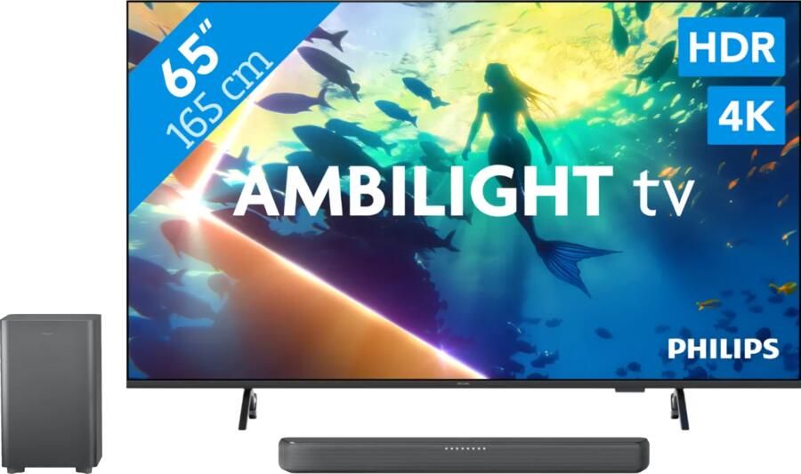 Philips Ambilight 65" PUS8000 4K (2025) + TAB5309