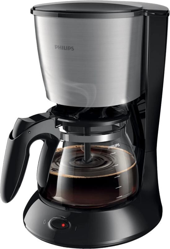 Philips filterkoffiezetapparaat Daily Collection HD7462 20 zwart metaal 1 2L