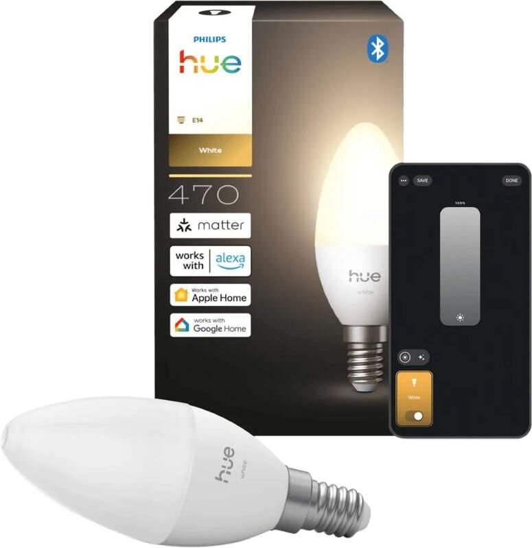 Philips Hue Kaarslamp White E14 Losse lamp