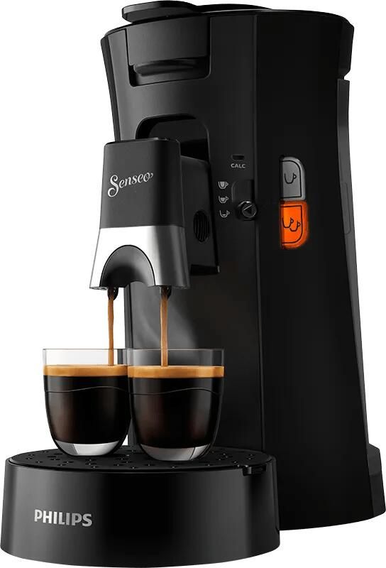 Philips Senseo Select CSA230 60 Koffiepadmachine voor max 2 Kopjes Koffie Exclusief Koffiepads Diepzwart