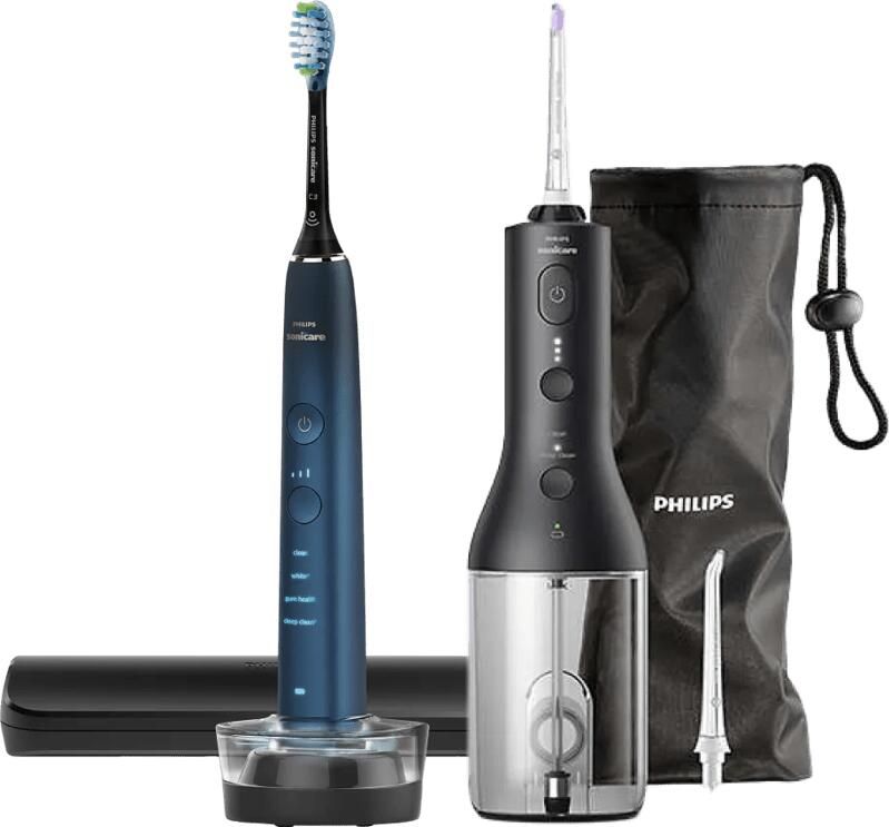 Philips Sonicare DiamondClean 9000 HX9911 88 + Power Flosser Zwart