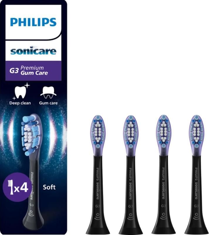Philips Sonicare Premium Gum Care HX9054 88 Zwart (4 stuks)