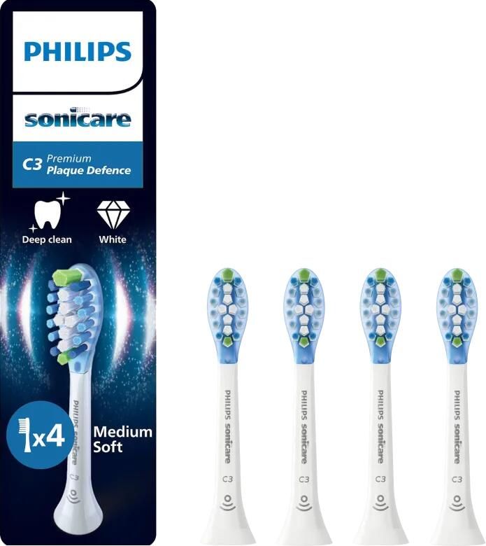 Philips Sonicare Premium Plaque Defense HX9044 87 Wit (4 stuks)