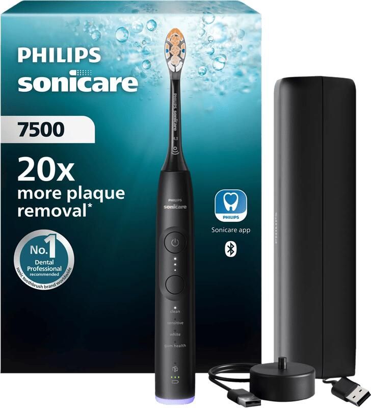 Philips Sonicare Series 7500 HX7421 13 Zwart