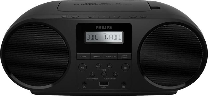 Philips TAZ6000 00 DAB radio Zwart
