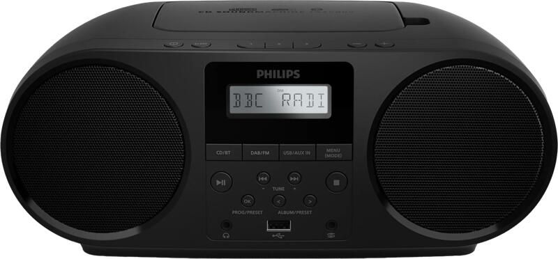 Philips TAZ6000 00 DAB radio Zwart