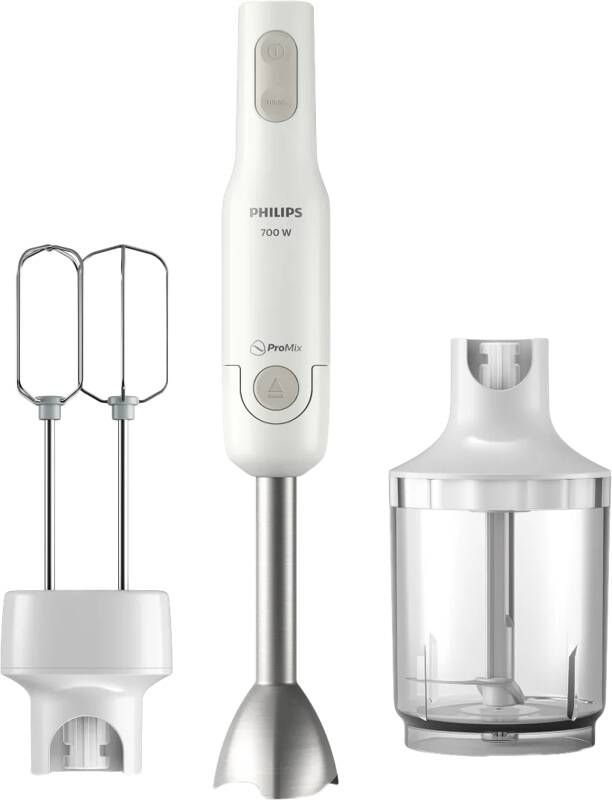 Coppens Philips Staafmixer HR2546 00 ProMix met XL -fijnsnijder en dubbele klopper
