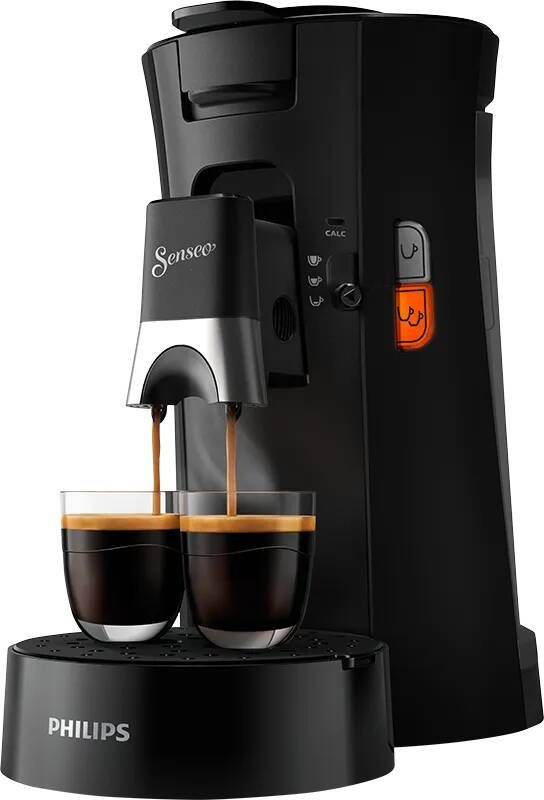 Philips Senseo Select CSA230 60 Koffiepadmachine voor max 2 Kopjes Koffie Exclusief Koffiepads Diepzwart