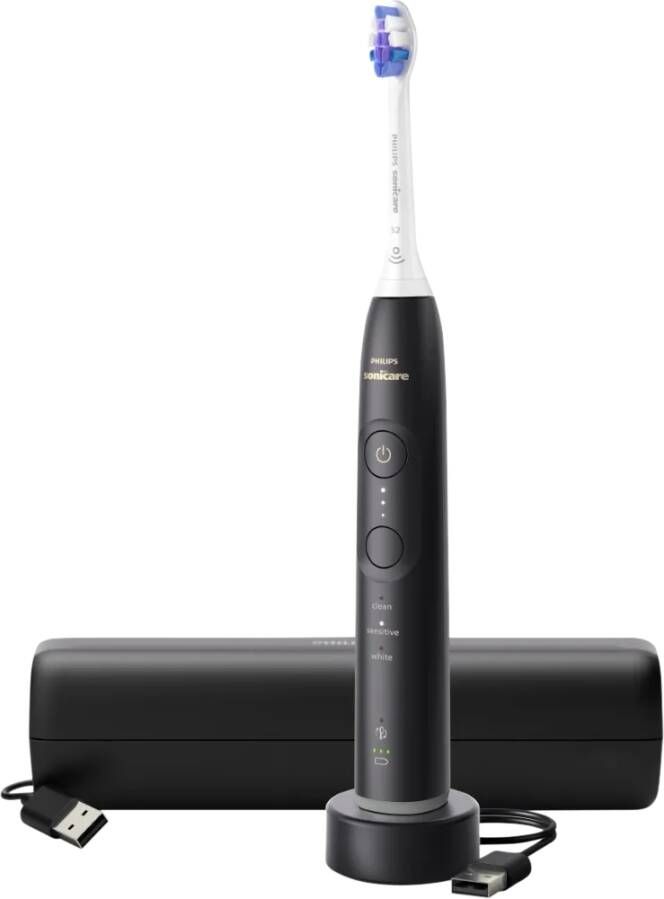 Philips Sonicare 6500 Series Elektrische Tandenborstel Zwart Reisetui Gevoelige tanden HX7411 02
