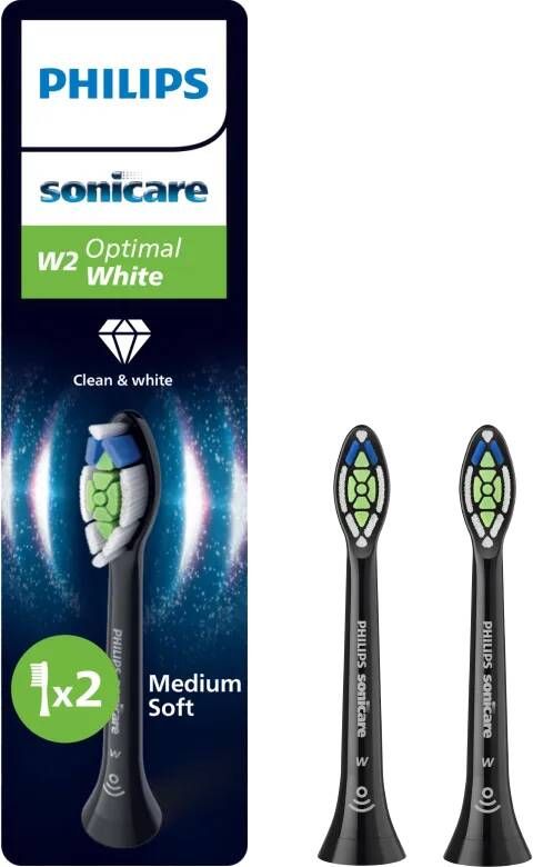 Philips Sonicare Optimal White HX6062 88 Zwart (2 stuks)