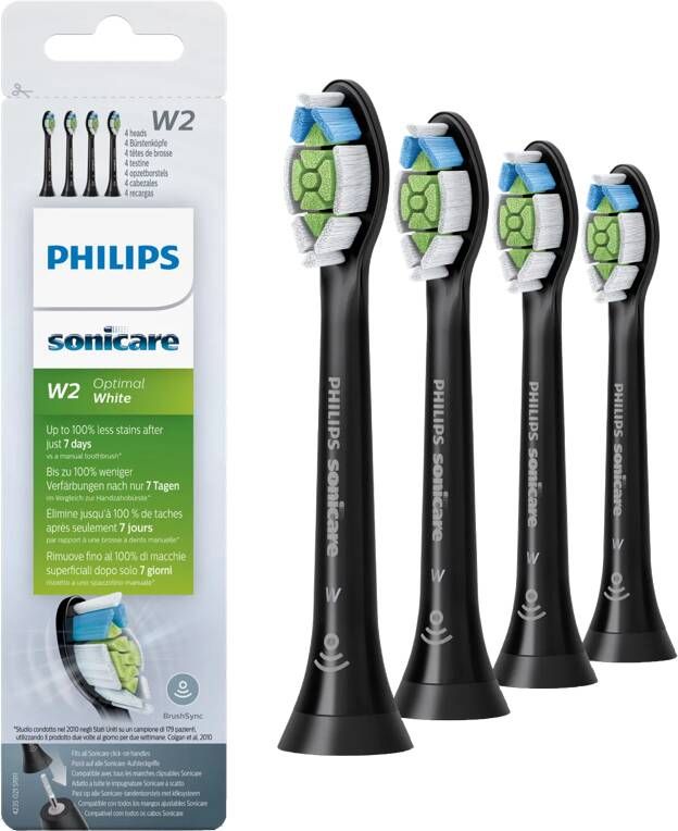 Philips Sonicare Opzetborsteltjes Optimal White Standard bijzonder witte tanden