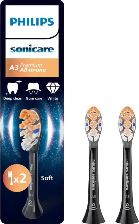 Philips Sonicare Premium All-in-One HX9092 88 Zwart (2 stuks)