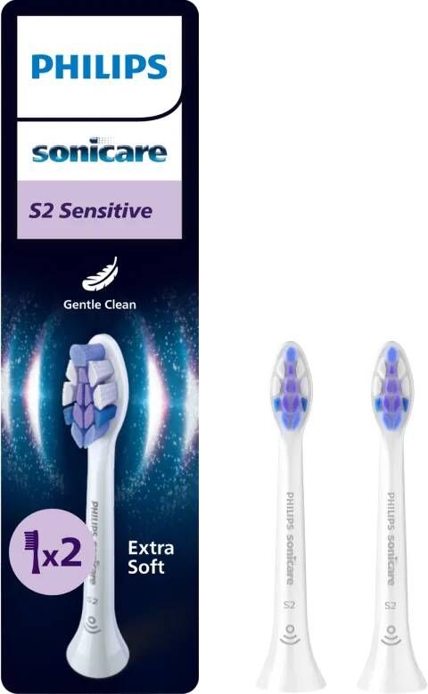 Philips Sonicare Sensitive HX6052 87 Wit (2 stuks)