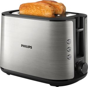 Philips Heerlijk knapperig geroosterd brood zelfgesneden of voorgesneden met de HD2650 90 broodrooster