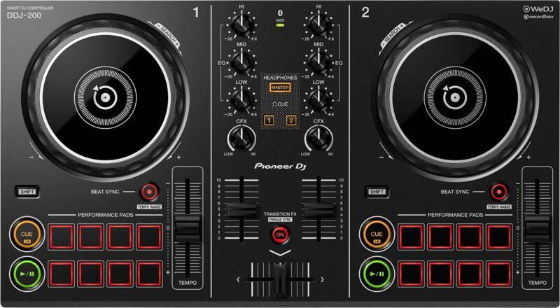 Pioneer DJ DDJ-200 Controller | Mengpanelen | Beeld&Geluid DJ&Music | 4573201241658