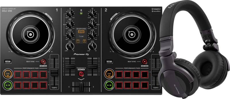 Pioneer DJ DDJ-200 + DJ HDJ-CUE1