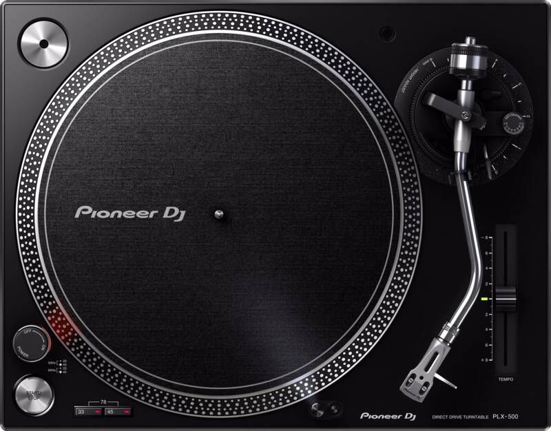 Pioneer DJ Direct Drive Turntable PLX-500-K | Hifi componenten | Beeld&Geluid Audio | PLX-500-K