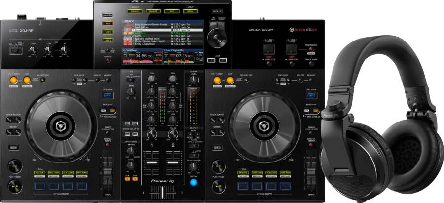 Pioneer DJ XDJ-RR + DJ HDJ-X5 Zwart