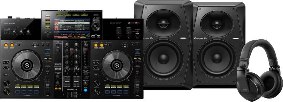 Pioneer DJ XDJ-RR + DJ HDJ-X5 Zwart + VM50 (per paar)