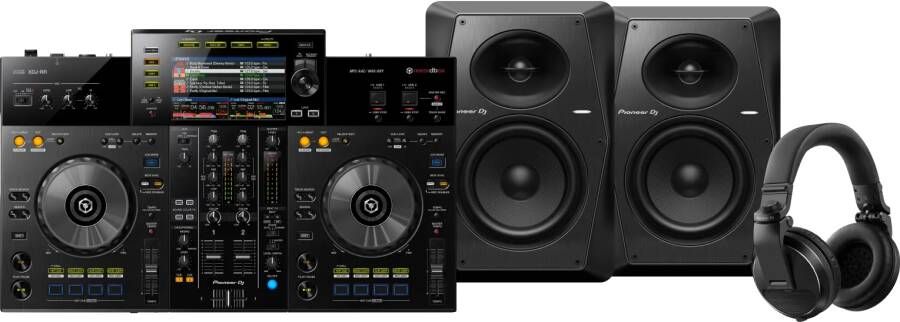 Pioneer DJ XDJ-RR + DJ HDJ-X5 Zwart + VM70 (per paar)