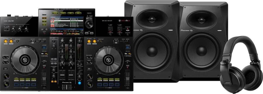 Pioneer DJ XDJ-RR + DJ HDJ-X5 Zwart + VM80 (per paar)
