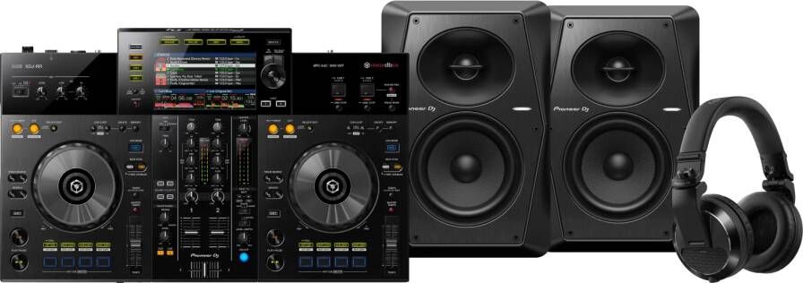 Pioneer DJ XDJ-RR + DJ HDJ-X7 Zwart + VM50 (per paar)