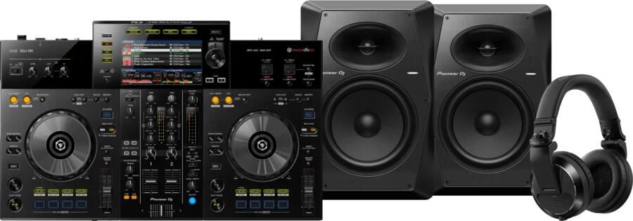 Pioneer DJ XDJ-RR + DJ HDJ-X7 Zwart + VM80 (per paar)